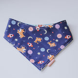 Space Corgi & Cats Reversible Bandana