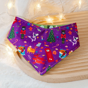 Nutcracker Reversible Bandana (Purple)