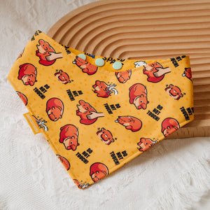 Moo Deng (Do Not Touch) Reversible Bandana