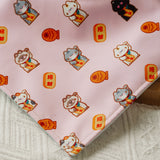 Fortune Cat Reversible Bandana