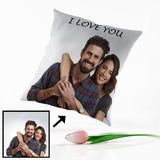 Custom Double-Sided Photo & Text Throw Pillows - Personalized Gifts