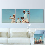 Print into Canvas Personalized Canvas with Photo College Custom Prints 3pcs