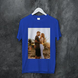 Unisex Cotton T-Shirt, Custom Photo Print, Double-Sided, Comfortable Tee