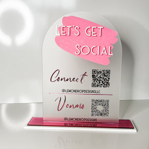 Let's Get Social Sign