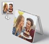 Compact Mirror with Custom Photo - Double-Sided Cosmetic Purse Travel Mirror