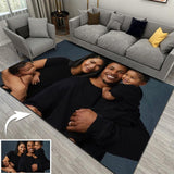 Custom Photo Logo Door Mat - Soft, Anti-Slip, Washable Area Rug for Home