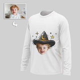 Unisex Cotton Long Sleeve Shirts, Custom Halloween Photo Design