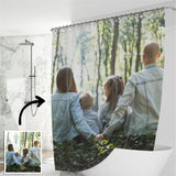 HD Custom Photo Shower Curtains, High-Density, Waterproof Print