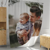 HD Custom Photo Shower Curtains, High-Density, Waterproof Print